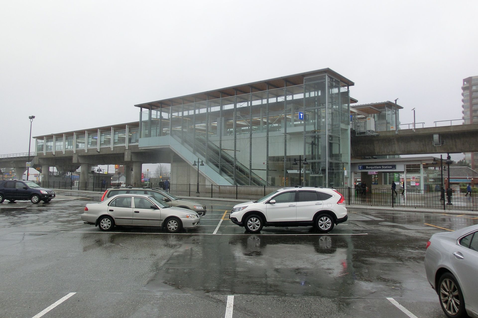 Burquitlam SkyTrain station on the Millennium Line