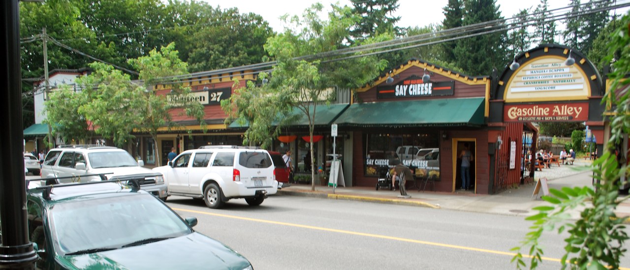 Glover Road in Fort Langley, British Columbia