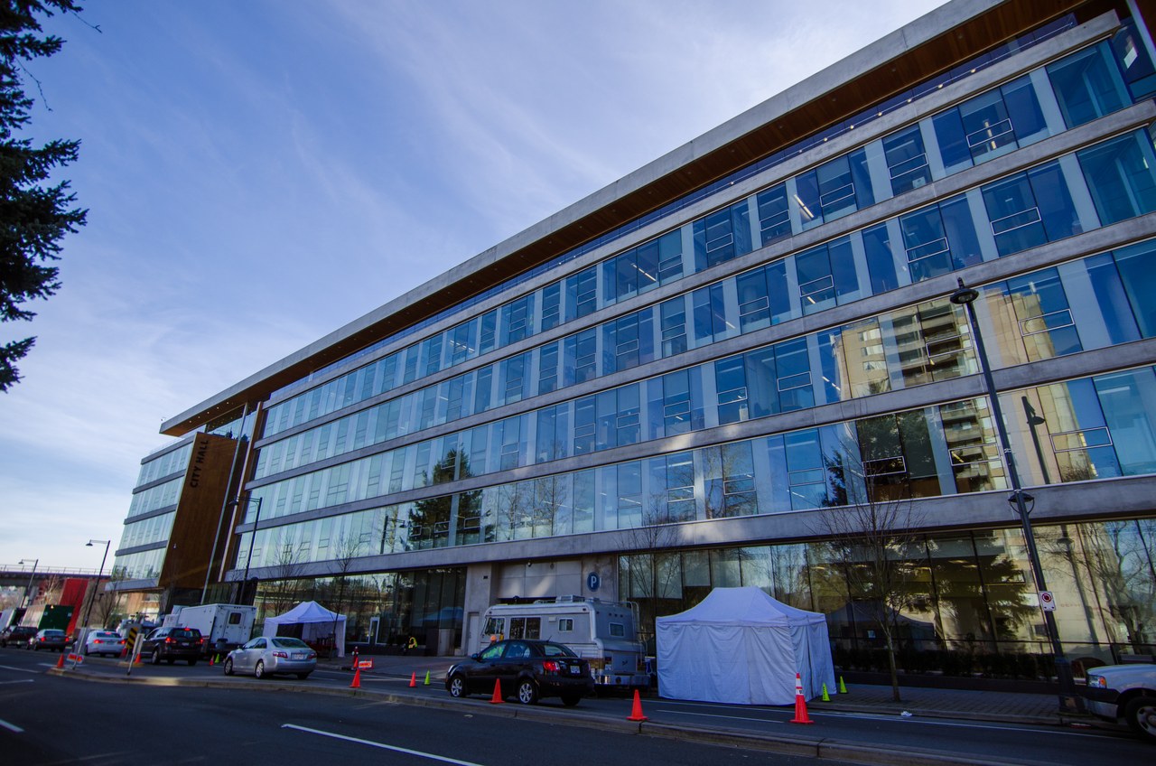 Surrey City Hall in Surrey, British Columbia